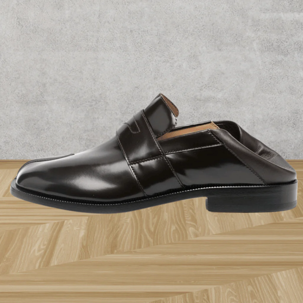 Chaussures homme élégantes à bout fendu semelle épaisse - Image 10