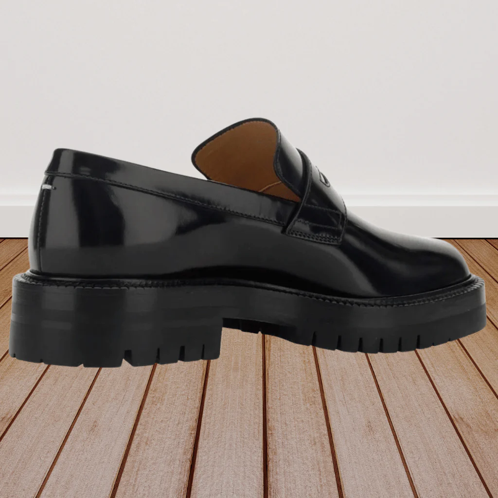 Chaussures homme élégantes à bout fendu semelle épaisse - Image 11