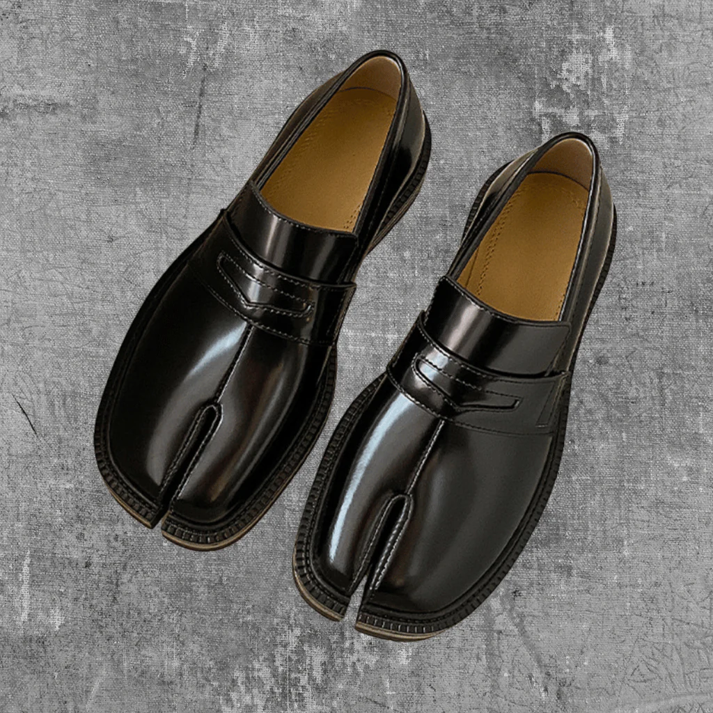 Chaussures homme élégantes à bout fendu semelle épaisse - Image 6