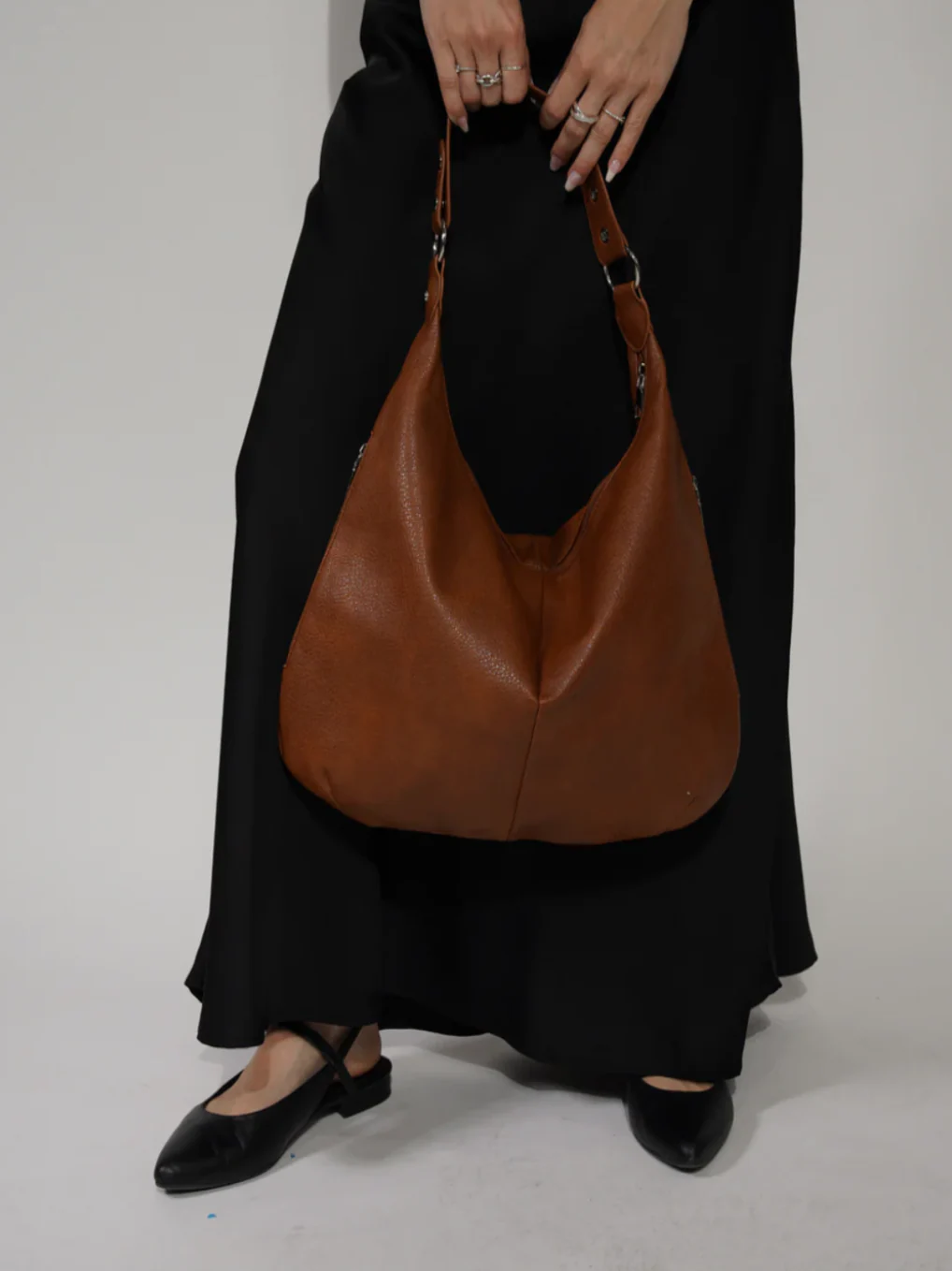 Sac cabas Aurélie en cuir PU souple - Image 9