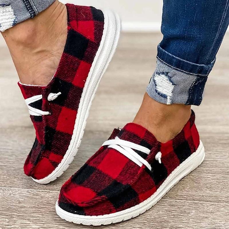 Ava - Chaussures à enfiler chic Toile respirante, design minimaliste - Image 4