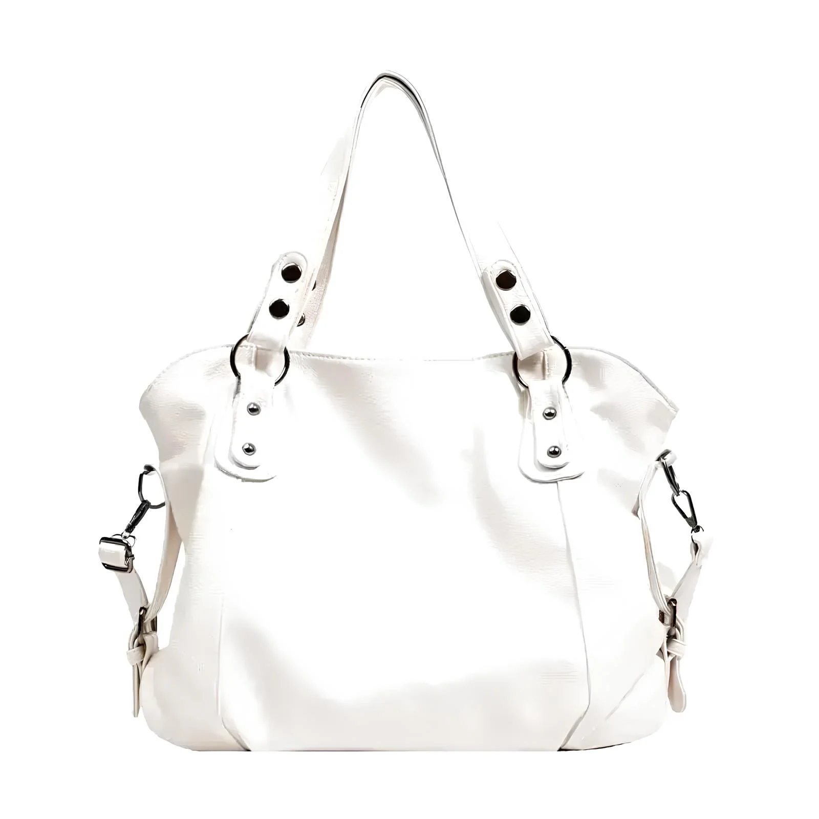 Grand sac Camille en cuir PU noir - Image 4