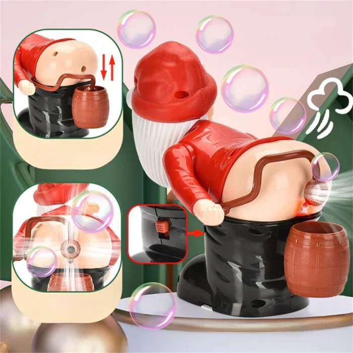 Figure à bulles FunnySanta pour cadeaux gags et plaisir de Noël - Image 4