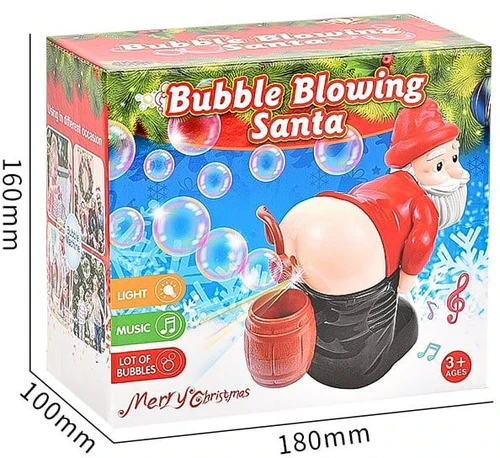 Figure à bulles FunnySanta pour cadeaux gags et plaisir de Noël - Image 7
