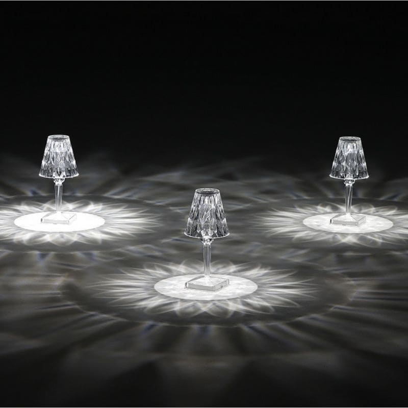 GlimmerLux - Lampe de table en cristal tactile avec variateur 3 niveaux - Image 5