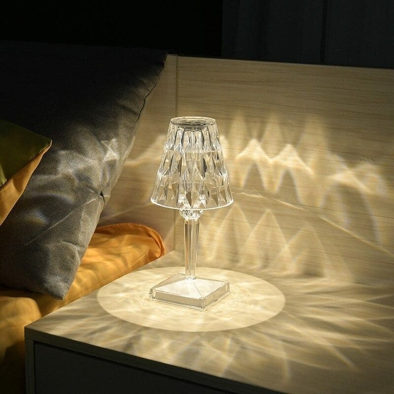 GlimmerLux - Lampe de table en cristal tactile avec variateur 3 niveaux - Image 6