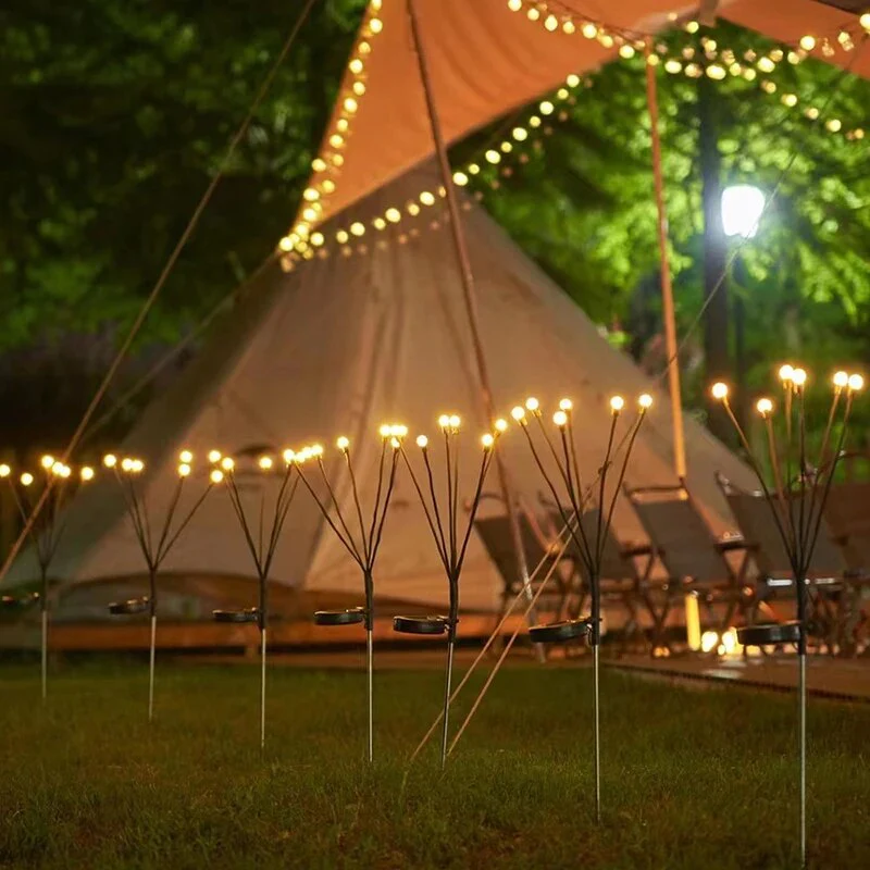 GlowFlare - Lumières de jardin solaires LED effet lucioles - Image 7