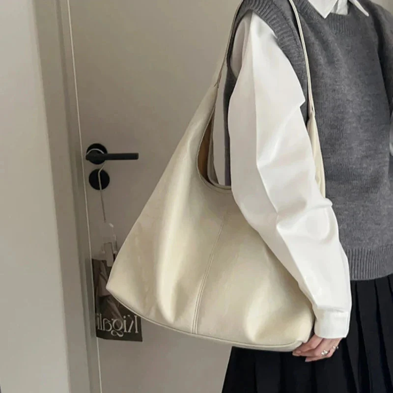 Grand sac Juliette en cuir PU souple - Image 10