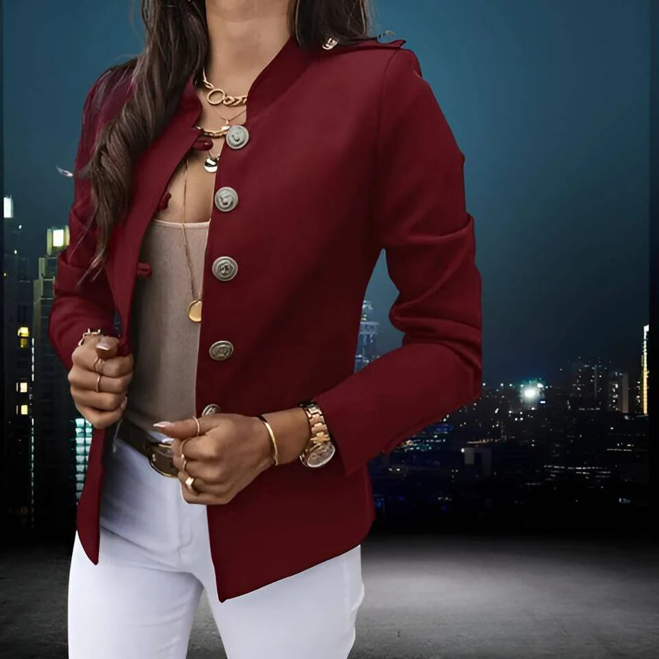 Olivia - Manteau polyvalent boutonné femme - Image 10