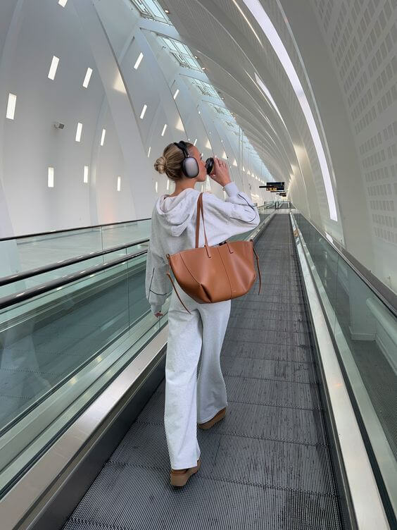 Sac cabas femme grand format 2 poignées + bandoulière amovible - Image 7